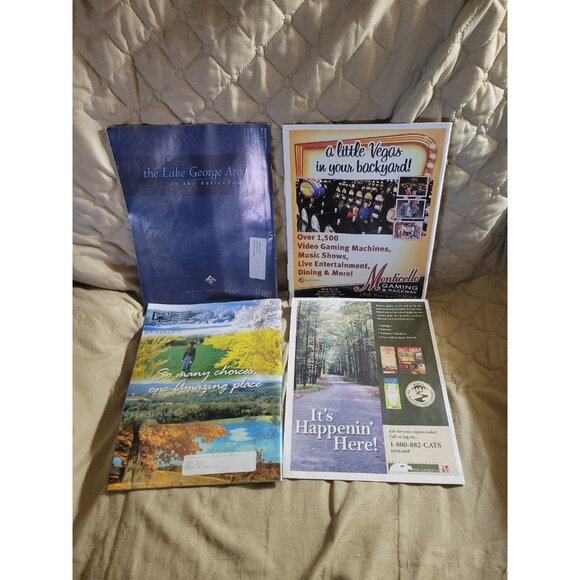 Lot Of 4 New York State Travel Guides Used - Picture 2 of 2